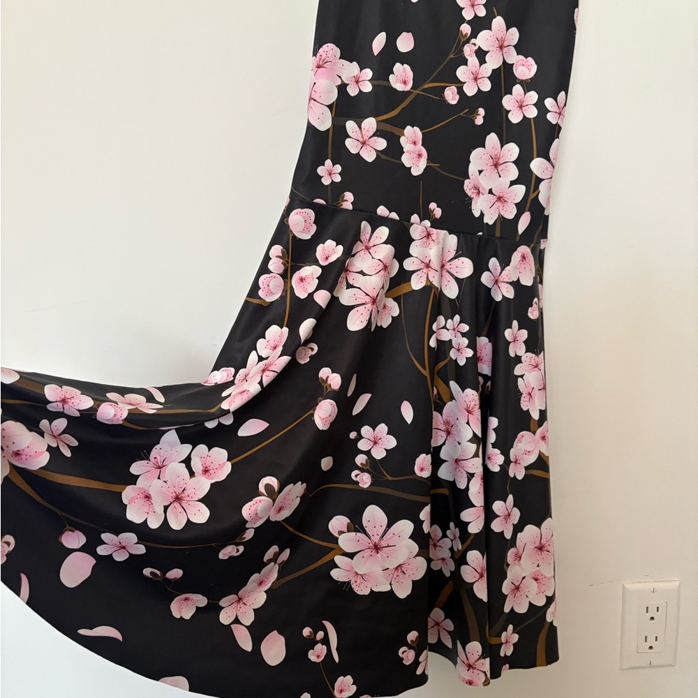 Cherry Blosson Blackmilk Skater dress reversible - Picture 3 of 4